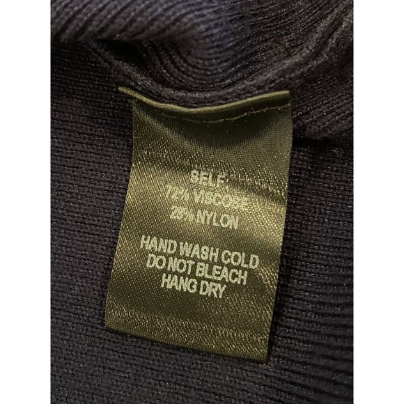 Lulus Everyday Extravagance Navy Blue Flounce‎ Sleeve Sweater Dress Size Small - Picture 7 of 9